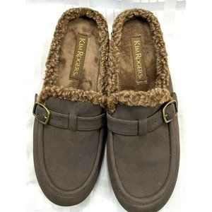 kim rogers ultra-comfort, women's remana mules, size 7M, color brown, slip on,